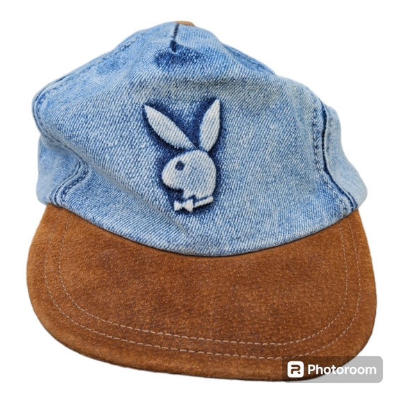Vintage Playboy Denim Ball Cap